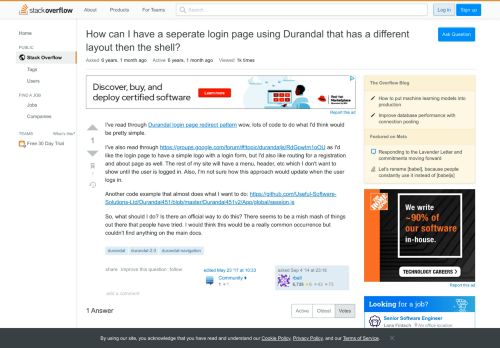 
                            5. How can I have a seperate login page using Durandal that has a ...