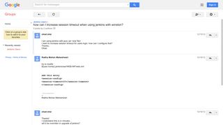 
                            5. how can I increase session timeout when using jenkins with winston ...