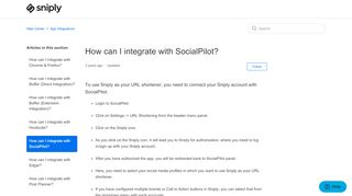 
                            7. How can I integrate with SocialPilot? – Help Center