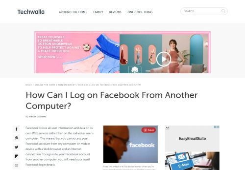 
                            4. How Can I Log on Facebook From Another Computer? | Techwalla.com