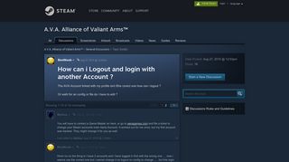 
                            8. How can i Logout and login with another Account ? :: A.V.A. Alliance of ...