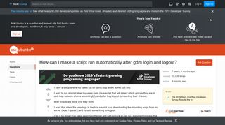 
                            6. How can I make a script run automatically after gdm login and ...