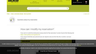 
                            7. How can I modify my reservation? - I have a reservation already - How ...