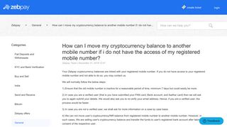 
                            5. How can I move my cryptocurrency balance to another mobile ...