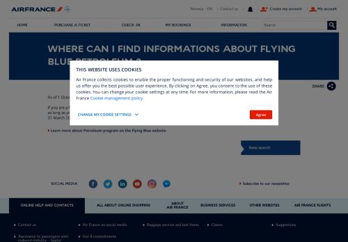 
                            4. How can I print my Flying Blue Petroleum card? - FAQ - Air France