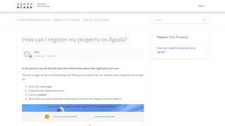 
                            9. How can I register my property on Agoda? – Property Partner Help ...