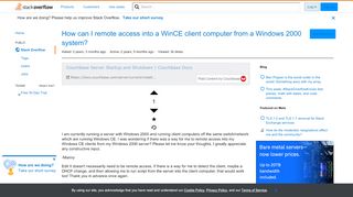 
                            9. How can I remote access into a WinCE client computer from a ...