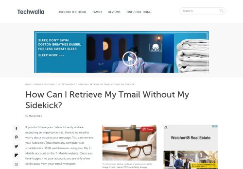 
                            3. How Can I Retrieve My Tmail Without My Sidekick? | Techwalla.com