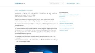 
                            6. How can I search for specific data inside my online portal ... - FlexiSPY