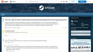 
                            7. How can I sign into steam mobile without automatically opening ...