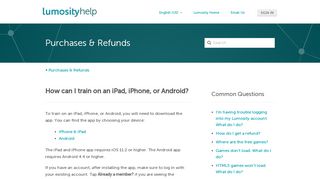 
                            6. How can I train on an iPad, iPhone, or Android? – Help Center Home