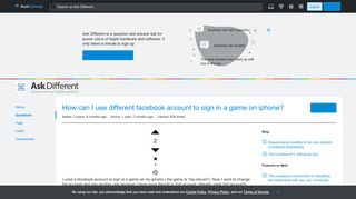 
                            4. How can I use different facebook account to sign in a game on ...