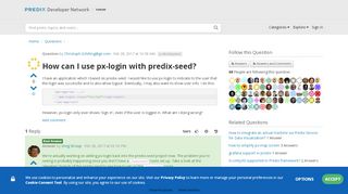 
                            9. How can I use px-login with predix-seed? - Predix | Developer ...