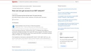 
                            4. How can one get access to an SS7 network? - Quora