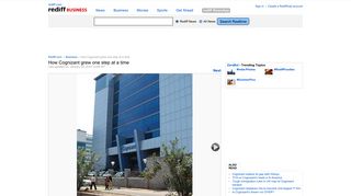 
                            12. How Cognizant grew one step at a time - Rediff.com Business