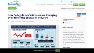 
                            12. How CollegeDunia's Reviews are Changing the Face of the Education ...