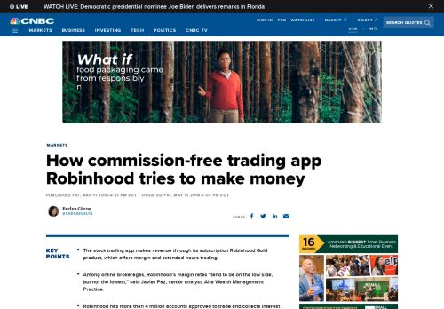 
                            7. How commission-free trading app Robinhood tries to make money