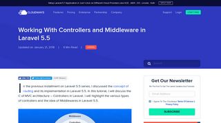 
                            9. How Controllers and Middleware Work in Laravel 5.5 - Cloudways