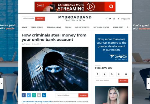 
                            12. How criminals steal money from your online bank account