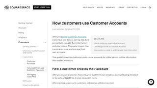 
                            3. How customers use Customer Accounts – Squarespace Help