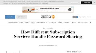 
                            9. How Different Subscription Services Handle Password Sharing ...