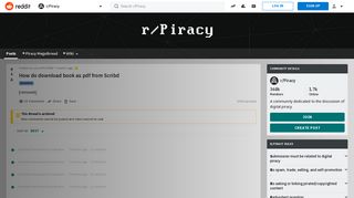 
                            5. How do download book as pdf from Scribd : Piracy - Reddit