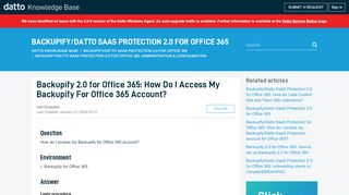 
                            13. How Do I Access My Backupify For Office 365 Account? – Datto ...