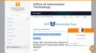 
                            10. How do I access my course sites in Online@UT (Canvas) after ...