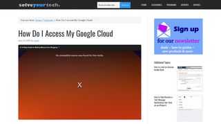 
                            11. How Do I Access My Google Cloud - Solve Your Tech