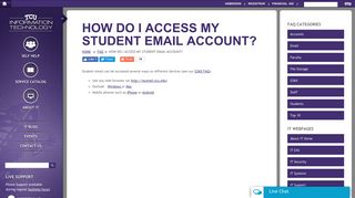 
                            6. How do I access my student email account? - TCU Information ...