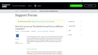 
                            6. How do I access my Thunderbird email from a different computer ...