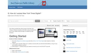 
                            5. How do I access New York Times Digital? - FAQ