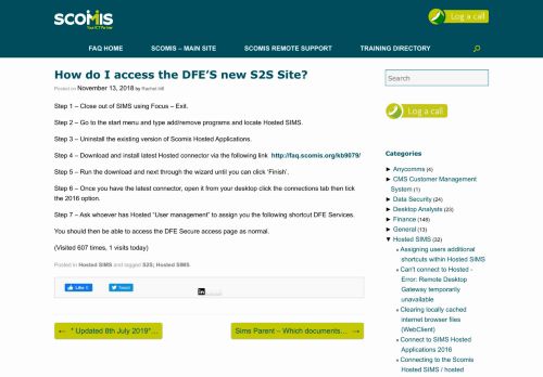 
                            8. How do I access the DFE'S new S2S Site? - Frequently ...