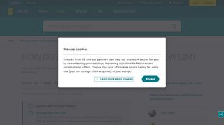 
                            6. How do I activate and set up my new SIM? | Help | EE