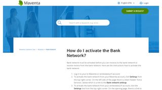 
                            3. How do I activate the Bank Network? – Maventa Customer Care