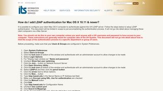 
                            9. How do I add LDAP authentication for Mac OS X 10.11 & newer ...