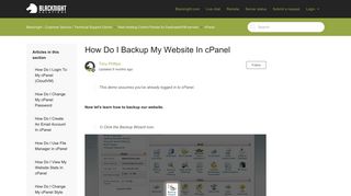 
                            10. How Do I Backup My Website In cPanel – Blacknight - Customer ...