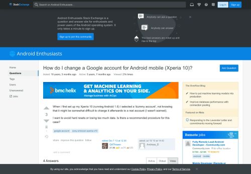 
                            13. How do I change a Google account for Android mobile (Xperia 10 ...