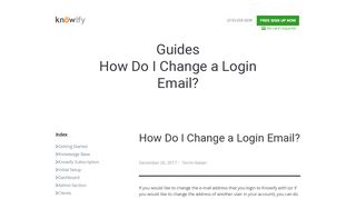 
                            4. How Do I Change a Login Email? | Knowify