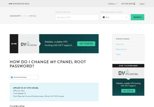 
                            5. How do I change my cPanel root password? - Media Temple