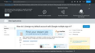 
                            13. How do I change my default account with Google multiple sign-in ...