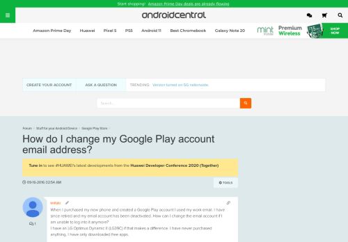 
                            8. How do I change my Google Play account email address? - Android ...