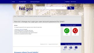 
                            12. How do I change my Login.gov user account password for SAM?