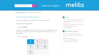 
                            7. How do I change my mailbox password? | Melita Online Help Centre