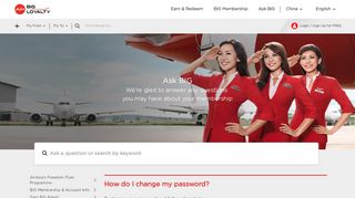 
                            9. How do I change my password? - AirAsia BIG