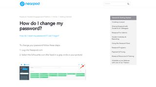 
                            13. How do I change my password? – Nearpod - Contribute to ...