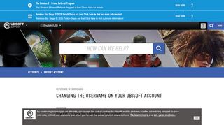 
                            5. How Do I Change My Uplay Username? - Ubisoft Support