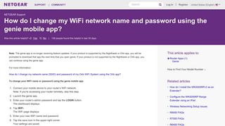 
                            13. How do I change my WiFi network name and password using the ...