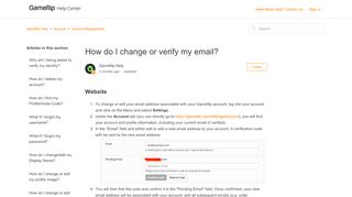 
                            8. How do I change or verify my email? – Gameflip Help