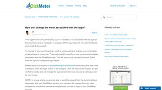 
                            7. How do I change the email associated with the login? – Support center